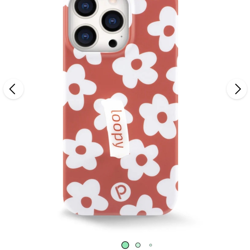 Loopy Case - iPhone 13 Pro - Auburn Daisy - Floral Phone Case